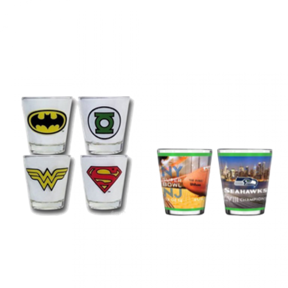 Sublimation Printed Shot Glasses Drinkware 1559